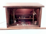 Wooden General Store Lighted Diorama - 20