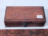 Old Metric Weights In Wooden Box - Missing 1 Weight