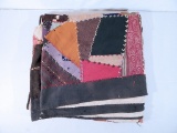 Early Crazy Quilt - As Found, Moth Holes, 71