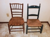2 Primitive Chairs