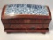 Very Nice Chinese Hand Painted & Lacquered Covered Box - 12