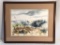 Watercolor - Rod Cofran, Scenic Landscape, Signed Lower Right, Framed W/ Gl