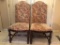 Pair Upholstered Side Chairs - 46½