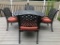 Nice Heavy Cast Aluminum 5-piece Patio Set - Table Is 52