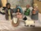 Very Nice Hand Painted & Hand Made Clay Nativity Set