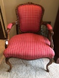 Very Nice French Arm Chair W/ Custom Upholstery