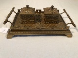 Antique Double Inkwell