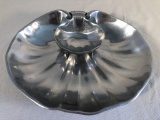 Large Pewter 2-piece Shell Server - 13