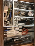 Estate Lot Misc. Serving Pieces - Drawer Full