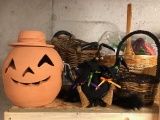 Misc. Halloween Baskets & Annalee Witches Etc.