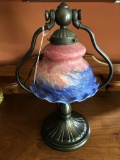 Small Art Glass Lamp