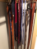 Assorted Men's Belts & Ties - Michael Korh Etc.