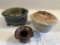 3 Studio Pottery Pieces