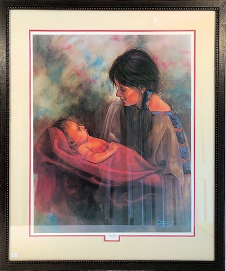 Gary Montgomery Giclée Painting - First Born, Artist Signed And Numbered Lo