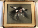 Frank Howell Lithograph, Ogala Warrior, 1991, Hand Signed & Numbered 70/140