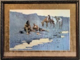 Frederic Remington Print - A New Year On The Cimmaron, Museum Of Fine Arts,