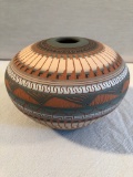 Terrie Charlie Navajo Etched Vase - 4