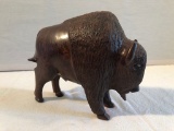 Very Nice Carved Wooden Buffalo