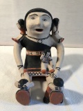 Seferina Ortiz Cochita New Mexico Storyteller Pottery Figure - 6½