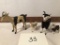 4 Goats - Wood Stick Legs, Putz Germany Etc.