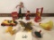 Vintage Plastic Toys - Snoopy, Woodstock, Olive Oyl Etc.