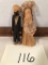 Early Hand Made Wooden Clothespin Dolls