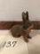 Germany Rabbit Candy Container - Small Chip On Ear, 3½
