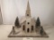 Glitter Wood Lighted Church - 12