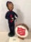 Byers' Choice - Salvation Army Man W/ Base Drum, 1996, One Missing Drum Fra