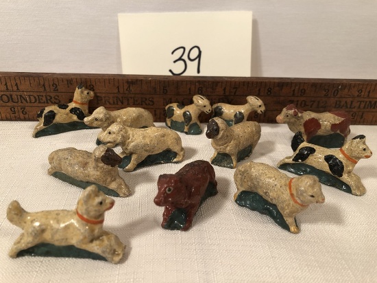 12 Assorted Composite Animal Figures