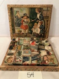 Early 1900s Children's Reversible Puzzle - Box As Is