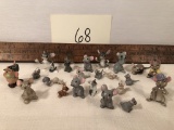 20+ Miniature Mouse Figures - Some ½