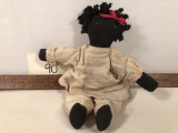 Vintage Black Rag Doll
