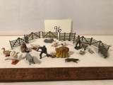 Cast Metal Farm Animals, People & Fencing - Made In England