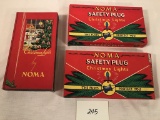 3 Boxes Vintage Noma Christmas Light Strings