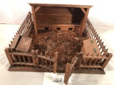 Vintage Wooden Stable W/ Creche - 15