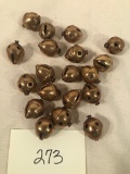 19 Brass Sleigh Bells