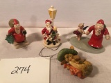 4 Misc. Christmas Items - Sebastian, Germany, W. Germany, Beatrix Potter