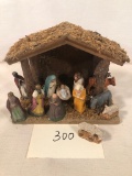 Small Nativity W/ 12 Figures - France, Germany Etc., 5