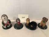 Byers' Choice - 4 Dogs, The Carolers, 1994, 1997, 1996, 1987