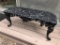 Heavy Antique Wrought Iron Patio Bench