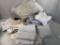 Large Lot Linens - Some Antique, Scarves, Pillows Etc.