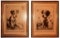 2 J. Knowles Hare Prints - Well I'll Be & More Troubles, 12½