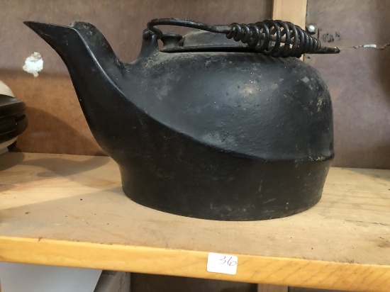 Wagner Cast Iron Tea Kettle