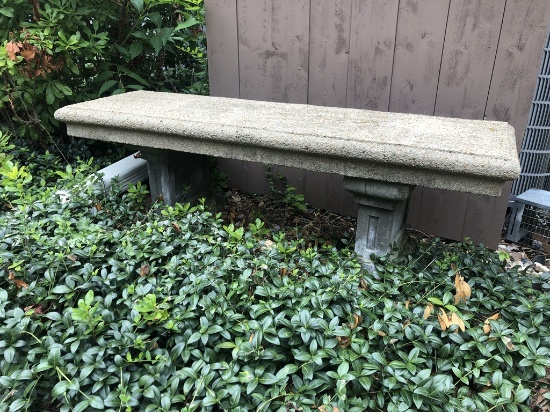 Concrete Bench - 48"x14"x16" Tall