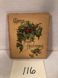 Christmas Book - Gems From Holmes, DeWolfe Fiske & Co., Boston, 1904