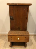 Small Primitive Step-Back Cabinet - 28