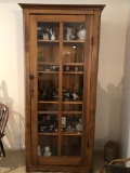Vintage Glass-Front Cabinet - 39