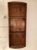 Old Pine Trunk Insert - Used As Shelf, 13½