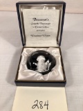 Baccarat Sulphide Paperweight - Woodrow Wilson, In Box